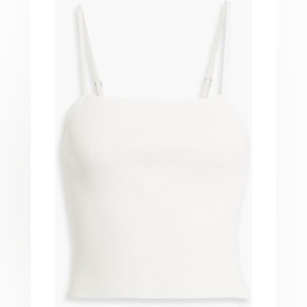 ALC Darby Knit Tank White Size Small